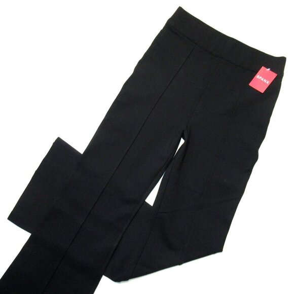 NWT SPANX 20252R The Perfect Pant in Black Knit Ponte Hi-Rise Flare 1X x 32 - Picture 2 of 10